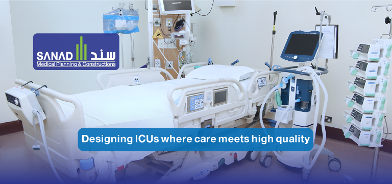 Ideal ICU Design: 6 Key Steps for Maximum Efficiency and Safety in Critical Care Review the methodical steps for designing an Intensive Care Unit (ICU) that meets Vision 2030 standards, from planning and location to modern technologies and the role of Sanad Medical. ICU design, Intensive Care Unit, hospital design standards, Saudi Health Code, hospital equipment, Sanad Medical Ideal ICU Design - Sanad Medical