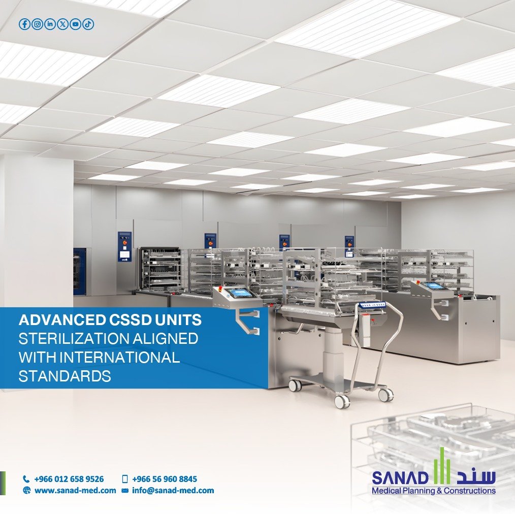 CSSD unit equipping - Sanad Medical CSSD Unit Equipping: Comprehensive & Certified Solutions from Sanad Medical