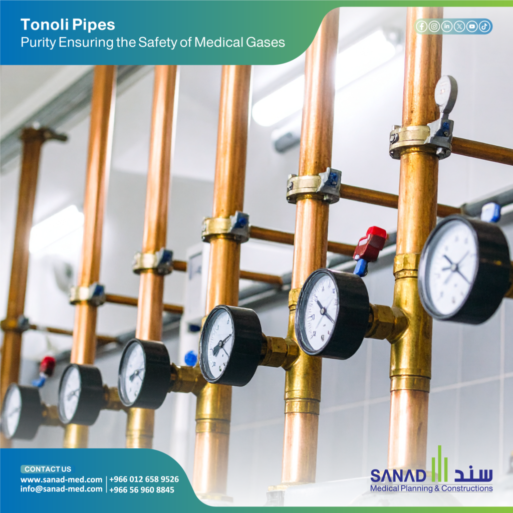 Tonoli Copper Pipes for Medical Gas Systems in KSA - NFPA 99 Compliant onoli Medicalfein pipes offer 99.9% purity for MGPS in KSA. Official distributor Sanad Medical provides ASTM B819 and EN 13348 compliant tubes.160 Tonoli Copper Pipes Medical Gas KSA - sanad medical NFPA 99 Copper Pipes Medical Gas Systems Saudi Arabia Degreased Medical Copper Tube Sanad Medical Tonoli Distributor EN 13348 Copper Pipe