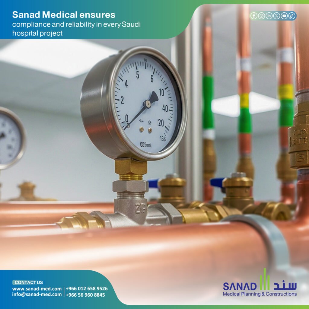 Medical Gas Systems Saudi Arabia 2026 | Sanad Medical Expert guide to MGPS design and safety in Saudi Arabia. Learn how Sanad Medical ensures compliance with NFPA 99 & CBAHI using Tonoli medical copper. Medical Gas Pipeline Systems KSA, Sanad Medical, MGPS Design Riyadh, Tonoli Copper Pipes Saudi Arabia, Hospital Safety Vision 2030, NFPA 99 Medical Gas, Saudi Ministry of Health MGPS.