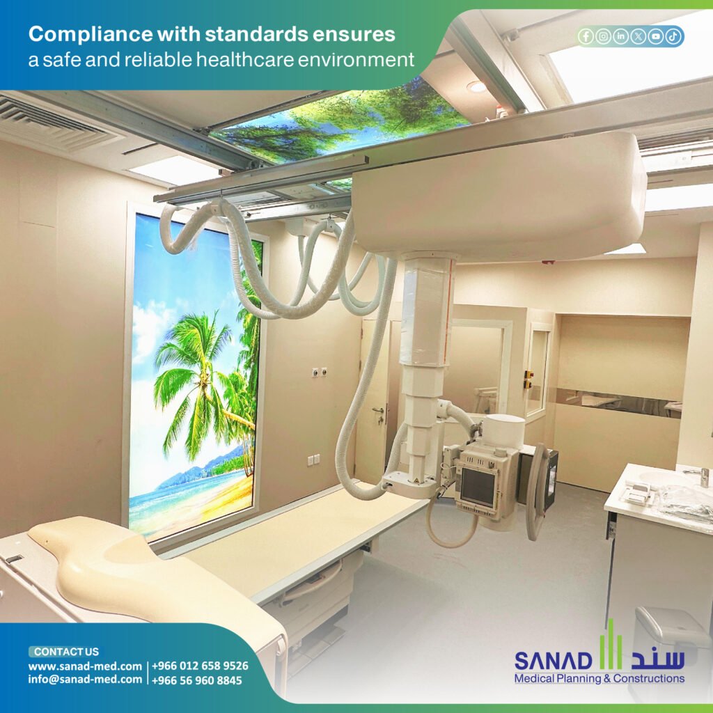 Radiation Protection & Shielding Standards KSA 2026 | Sanad Medical A complete guide to radiation safety in Saudi hospitals. Learn about ALARA, NRRC requirements, and lead shielding design by Sanad Medical (سند الطبية). Radiation Protection Saudi Arabia, Medical Shielding Riyadh, Sanad Medical, Lead Lining KSA, NRRC Compliance, Radiology Room Design, Hospital Safety Vision 2030, CBAHI Radiation Standards.