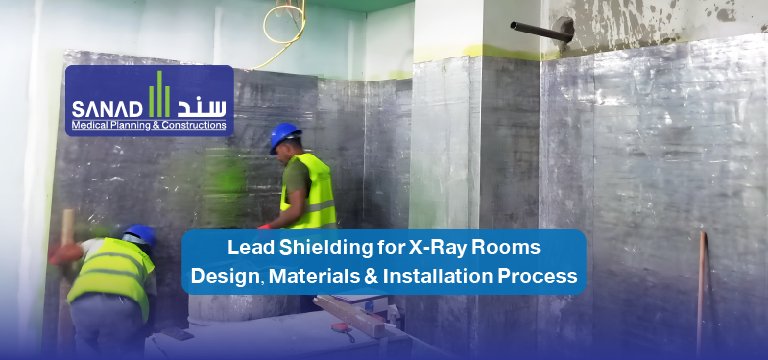 Lead Shielding for X-Ray Rooms KSA | Sanad Medical (سند الطبية) Expert lead shielding and radiation protection for Saudi hospitals. Learn about NRRC standards, lead lining implementation, and professional services by Sanad Medical. Lead Lining Saudi Arabia, X-Ray Room Shielding, Sanad Medical, Radiation Protection Riyadh, NRRC Compliance, Lead Glass KSA, Medical Infrastructure Vision 2030, Lead Doors Saudi Arabia.
